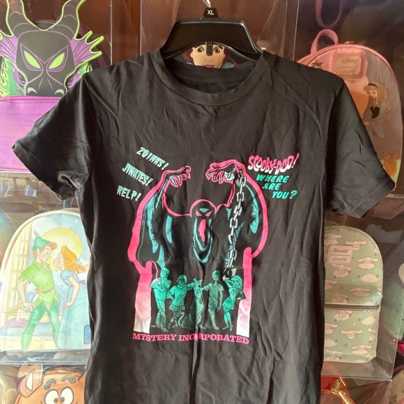 Hot Topic Scooby Doo & Gang Where Are You? Villain Tee Women Juniors Small - Picture 1 of 9